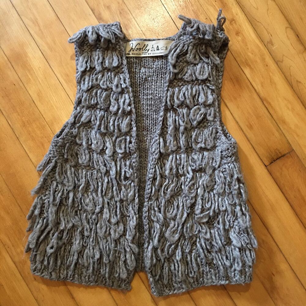 Scotch R'Belle Brown Wooly Shag Vest